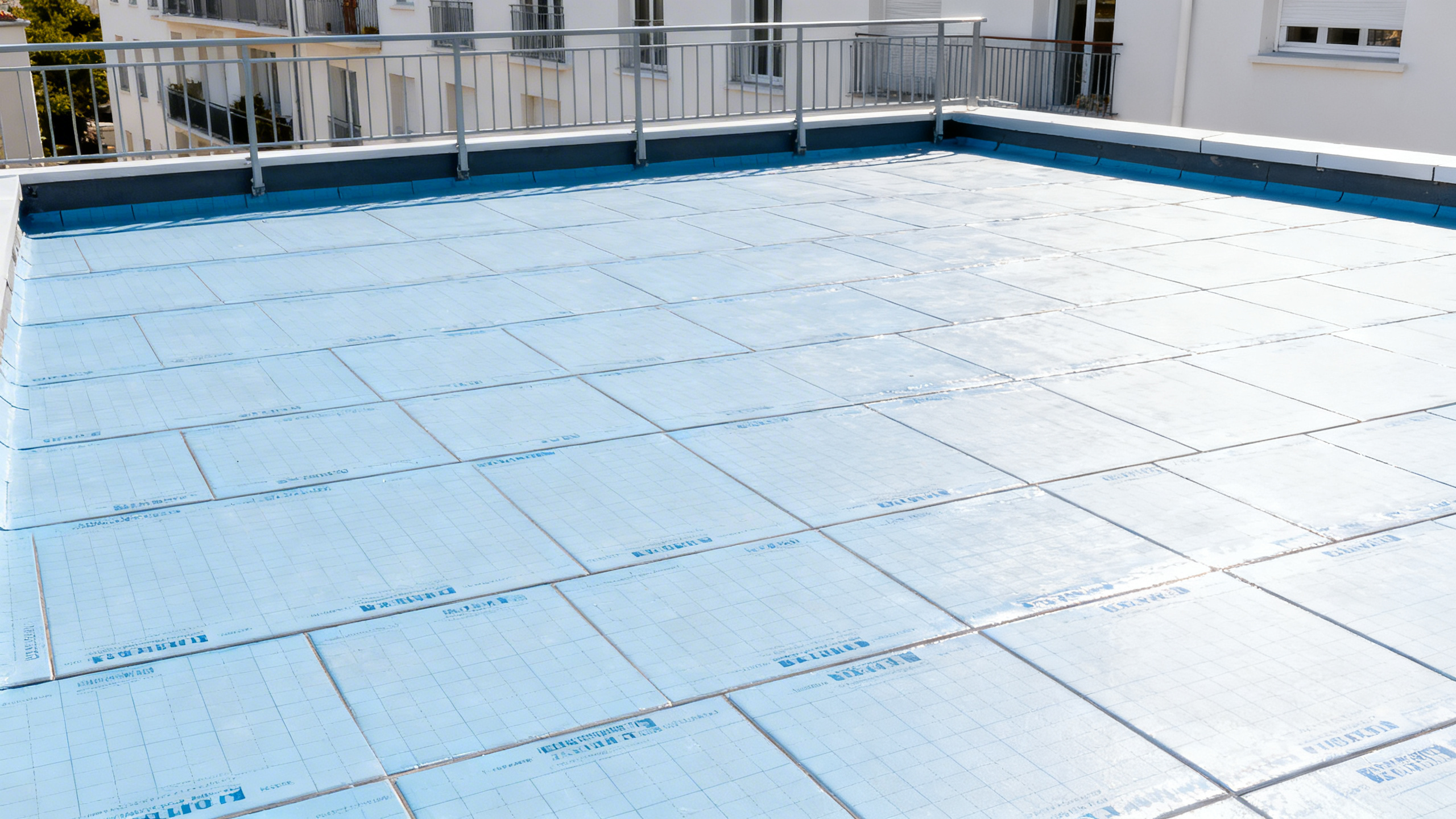 Étanchéité terrasse accessible avec protection carrelage Boulogne